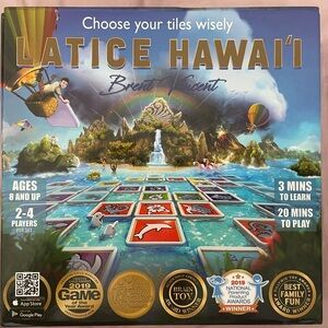 Latice Hawai'i Strategy Tile Game by Brent Vincent for Adacio Inc.